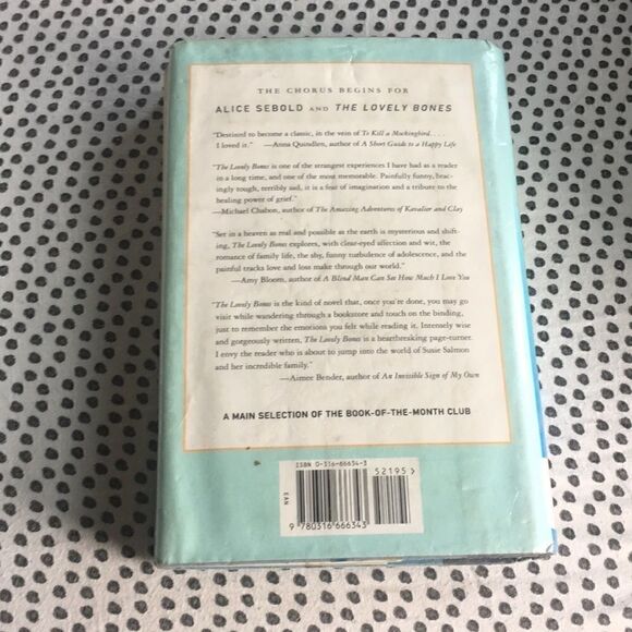 Book, “The Lovely Bones”, Hardcover Edition: Read, Literacy, Literature, School - Picture 2 of 7